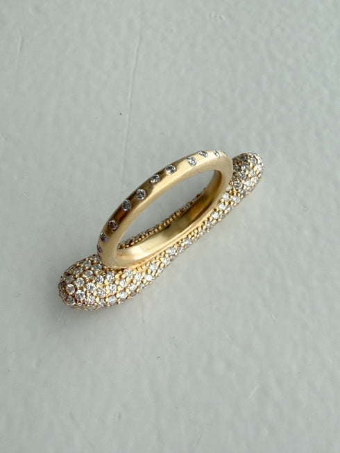 ✧ NEW ✧ N°52 smiley pave ring